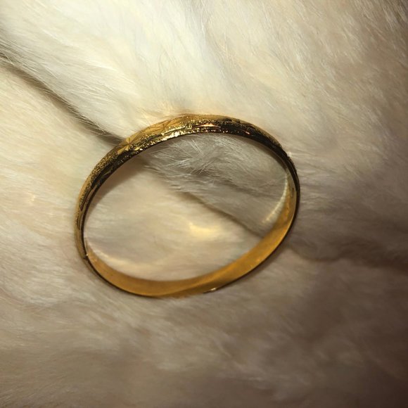 24kt Italian Cut Bracelet 7" - Picture 2 of 4